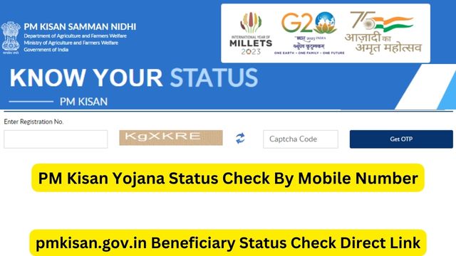 PM Kisan Yojana Beneficiary Status Check By Mobile Number at pmkisan.gov.in