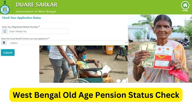 West Bengal Old Age Pension Status Check By Aadhar Card, ds.wb.gov.in Application Status